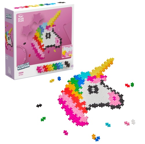 Plus-Plus Puzzle by Number - Unicorn 250 pcs